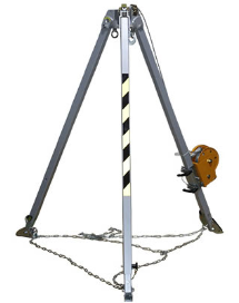 礦井井口救援三腳架的穩(wěn)固支撐